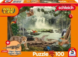 Puzzle SCHLEICH u prašumi 100 dijelova s figuricom