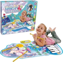 glazbena podloga 2-u-1 s motivom morske sirene Woopie