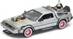 Metalni model automobila DeLorean iz filma Povratak u budućnost III u mjerilu 1:24
