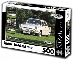 Puzzle RETRO-AUTA Škoda 1000 MB (1965) 500 dijelova
