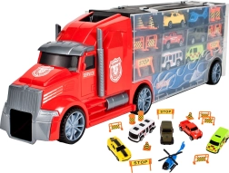 Truck with Cars and Helicopter