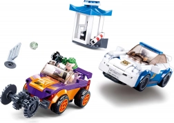 Konstruktorski set Policijska potjera s navijaćim autom