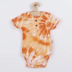 Dječje pamučno body s kratkim rukavima Nicol Tomi narančasto