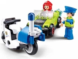 Sluban Metropolis Prerušen bandit u autu i policajac na motoru