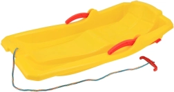 Plastične saonice s kočnicama Baby Mix KAROL žute