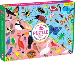 Dvostrana puzzle Mudpuppy kukci i ptice 100 dijelova