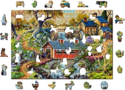 Wooden City Drvene puzzle Seoski mostovi 2u1, 505 dijelova EKO