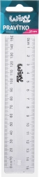 Prozirno ravnalo 15 cm