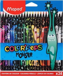 Trokutaste bojice MAPED Color'Peps Monster 24 kom