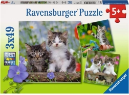 Ravensburger slagalica mačići 3×49 dijelova