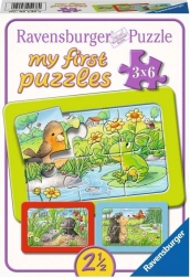 Ravensburger puzzle Životinje u vrtu 3x6 komada
