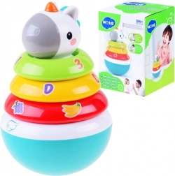 Šarena slagalica s klikerom i jednorogom