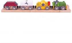 Bigjigs Rail drveni građevinski vlak