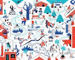 Zimska slagalica 1000 dijelova