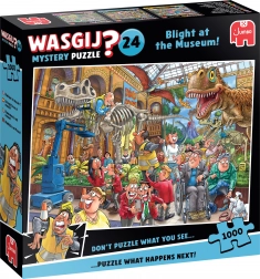 Puzzle JUMBO WASGIJ Mystery 24: Plijesan u muzeju 1000 dijelova