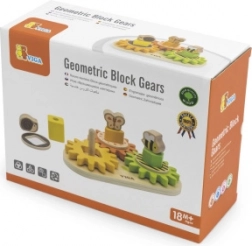 Drveni motorički sortirnik s zupčanicima Viga