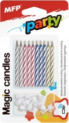 magične svjećice za torte 6 cm, 10 kom