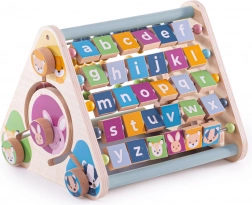 Bigjigs Toys drveni aktivni trokut sa životinjama