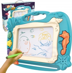 Woopie magnetna tabla za crtanje s ocean motivom - zelena