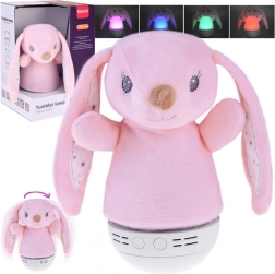 plišani zeko s mijenjajućim svjetlom i glazbom – noćna lampica za djecu