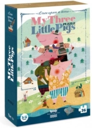 Velika slagalica Tri praščića od Londji - 36 dijelova