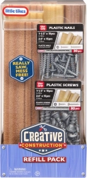 Kreativni set za gradnju: drvo, čavli i vijci