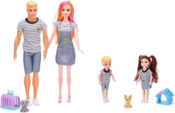 Woodyland moderna obitelj s ljubimcima