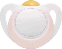 Lateksna duda NUK Star 0–6 mjeseci ružičasta