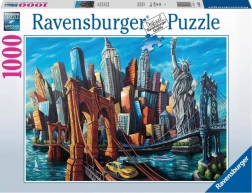 Ravensburger puzzle Dobrodošli u New York 1000 dijelova