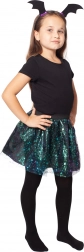 dječji kostim vještice s tutu suknjom i obručem s krilima šišmiša