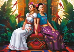 Puzzle TREFL Premium Plus Frida Kahlo: Dvije ja 1000 dijelova