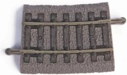 Piko zakrivljena tračnica R2 7,5° s podlogom H0