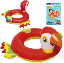 Bestway napuhujući plivaći kolut papiga 84 × 76 cm – Crvena