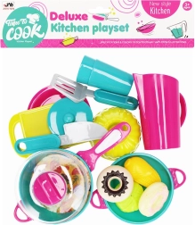 Children's kitchen utensil set for little chefs