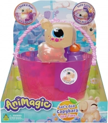 Animagic Kapibara Spa Time svjetleća interaktivna igračka za vodu