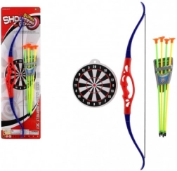 Plastični dječji set s lukom i strijelama TEDDIES