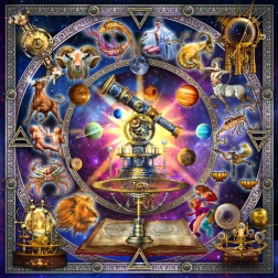 BLUEBIRD kvadratne puzzle zviježđa – 1000 dijelova