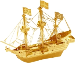 Metalni 3D model broda GOLDEN HIND – zlatno izdanje