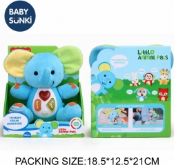 Plišani slon sa svjetlom i glazbom 20 cm