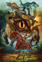 Puzzle mesožderi dinosauri 100 dijelova