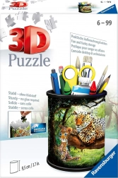 RAVENSBURGER 3D puzzle držač za olovke – leopardi