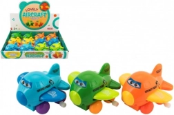 Natažno aviončić s očima – mašuća krila, plastični 8 cm, mješavina boja