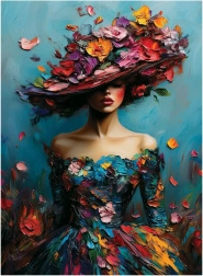 Puzzle Cvjetni efekt 1000 dijelova ANATOLIAN