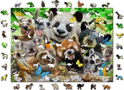 Drvena slagalica Medvjeđi raj 2u1 od Wooden City