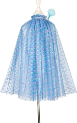 Souza dječji kostim morska sirena Marlya – plašt s obručem za kosu i štapićem (3–4 godine)