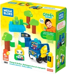 Konstruktorski set MEGA BLOKS Eko autobus Green Town