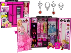 Lutka s garderobom i dodacima