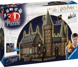 Ravensburger 3D puzzle Hogwarts Velika dvorana - Noćno izdanje