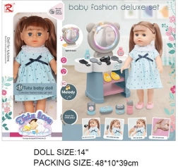 Lutka Kinga s toaletnim stolićem i dodacima