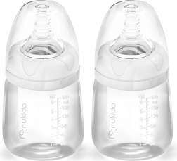 Nukido PP Baby Bottles with Dynamic Teats 180 ml - 2 pcs